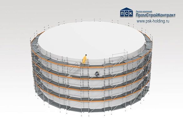 Строительные круговые леса PSK SCAFF SYSTEM